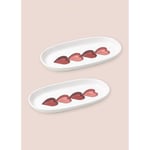 The Mia Luv Oval Servis 2li 26 Cm