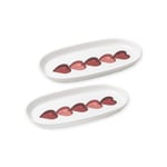 The Mia Luv Oval Servis 2li 29 Cm