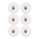 The Mia Luv Servis Tabağı 6lı Set 26 Cm