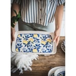 The Mia Odore Di Limone Dikdörtgen Servis 34x25 Cm Odl0010