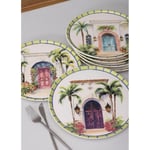 The Mia Palma Pasta Tabağı 6lı Set 19 Cm