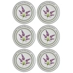 The Mia Provence Lavanta Servis Tabağı 6lı Set 26 Cm Prc04