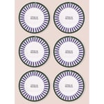 The Mia Provence Yemek Tabağı 6lı Set 20 Cm