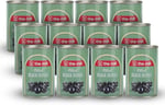 The Mill Çekirdeksiz Siyah Zeytin Teneke (12'li Paket) - Süzme Ağırlık: 100 g - 361-400 adet/kg - Çekirdeksiz - Salamura - Kuzey Ege Bölgesi Zeytinleri - Vitamin ve Antioksidanca Zengin