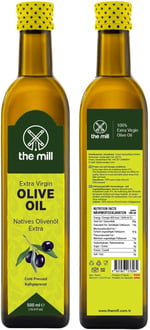 The Mill Natürel Sızma Zeytinyağı 500 ml Cam Şişe - Soğuk Sıkım - %100 Doğal - Uluslararası Lezzet Enstitüsü 2021/2022/2023 Yılı Üstün 3 Yıldız Lezzet Ödülü - Salata ve Yemeklere Uygun - Asitlik ≤%0,8