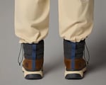 The North Face Bergen Deri Su Geçirmez Kar Botu, Erkek, Timber Tan/TNF Red