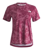 The North Face W Flex S/S Tee Reg Aop Kadın Antrenman Tişörtü NF0A8BQG85N1 Pembe