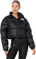 The North Face W Nuptse Short Kadın Outdoor Montu (700 Dolgu Kaz Tüyü) NF0A5GGEKX71 Siyah