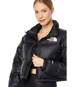 The North Face W Nuptse Short Kadın Outdoor Montu (700 Dolgu Kaz Tüyü) NF0A5GGEKX71 Siyah