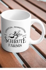 The Office TV Dizisi Dwight Schrute Farms Seramik Kupa Bardak