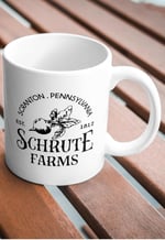 The Office TV Dizisi Dwight Schrute Farms Seramik Kupa Bardak