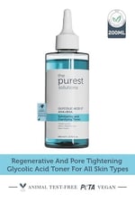 The Purest Solutions, Gözenek ve Siyah Nokta Görünümünü Azaltmaya Yardımcı Arındırıcı Tonik,%5 Glikolik Asit, AHA, BHA, 200 ml - Seçenekler: 200 ml, 400 ml, 400 ml (2 paketi)