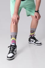 The Socks Company Erkek Dizaltı Çorap Boom Sox, Çok Renkli, Tek Ebat (Üretici ölçüsü: 41-45 (STD))