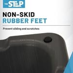 The Step 4 Kademeli Ayarlanabilir Step Tahtası, Yüksek Aerobik Platformu, Evde Spor Salonu Egzersiz Ekipmanları, ABD’de Üretilmiş Fitness Egzersiz Ekipmanları
