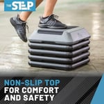 The Step 4 Kademeli Ayarlanabilir Step Tahtası, Yüksek Aerobik Platformu, Evde Spor Salonu Egzersiz Ekipmanları, ABD’de Üretilmiş Fitness Egzersiz Ekipmanları