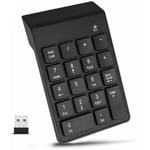 The Wlue Kablosuz Sayısal Tuş Takımı, 18 Tuşlu Numerik Keypad, Numpad Klavye