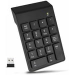 The Wlue Kablosuz Sayısal Tuş Takımı, 18 Tuşlu Numerik Keypad, Numpad Klavye