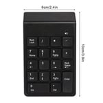 The Wlue Kablosuz Sayısal Tuş Takımı, 18 Tuşlu Numerik Keypad, Numpad Klavye