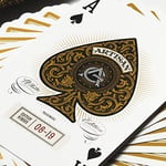 theory11 Artisian White Koleksiyoner Beyaz iskambil Oyun Kağıdı Kartları