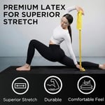 THERABAND Lateks içermeyen egzersiz bantları, üst vücut, alt vücut ve gövde egzersizleri, fizyoterapi, pilates, ev antrenmanı ve rehabilitasyon için profesyonel direnç bantları