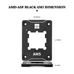 Thermalright ASF-Siyah AM5 CPU Tutucu, Düzeltici Bükülme Önleyici Sabitleme Çerçevesi, AM5 Tam Fit Sabit İşaretsiz Montaj, AM5 Bükülme Önleyici Kontak Çerçevesi, CPU Soğutucu Standardı