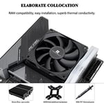 Thermalright AXP90 X47 Siyah Düşük Profilli CPU Soğutucu, 92 mm TL-9015B İnce PWM Fanlı, ITX CPU Soğutucu, AGHP Teknolojisi, 47 mm Yükseklik, AMD AM4 AM5/Intel 1150/1151/1155/1156/1200/1700 (AXP90 X47