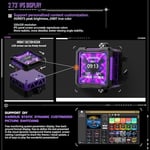 Thermalright FW360 PRO Siyah ARGB AIO CPU Masaüstü için Sıvı Soğutucu - 2000RPM PWM Fanlar, 2.73 LCD Ekranlı, AM4/AM5 ve Intel LGA1150/1151/120 - Seçenekler: FW360 PRO Siyah ARGB, FW360 PRO Beyaz ARGB