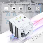 ThermalRight Peerless Assassin 120 White V2 120mm Çift Kule Intel AMD CPU Soğutucu