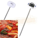 Thermo-Tech Ta-288 Saplamalı Yemek Termometresi, Siyah