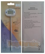 Thermo-Tech Ta-288 Saplamalı Yemek Termometresi, Siyah