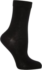 Thermoform Bambu Çocuk Çorap SİYAH