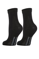 Thermoform Bambu Çocuk Çorap SİYAH