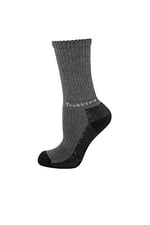 Thermoform Trekking Extra Dolgulu, Darbe Emici Kışlık Unisex Çocuk Çorap Antrasit