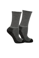 Thermoform Trekking Extra Dolgulu, Darbe Emici Kışlık Unisex Çocuk Çorap Antrasit