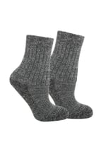 Thermoform Unisex Çocuk Uzun Çorap, Gri, 27 Numara