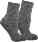 Thermoform Unisex Çocuk Uzun Çorap, Gri, 27 Numara