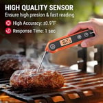 ThermoPro TP03H Su Geçirmez Katlanabilir Hızlı Sonuç Gıda Pişirme Termometresi