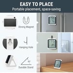 ThermoPro TP55 Dijital İç Mekan Higrometre Termometresi, Dokunmatik Ekranlı ve Arkadan Aydınlatmalı, İç Mekan Termometresi/Nem Ölçer, Ev Serası için İç Mekan Termometresi/Nem Ölçer