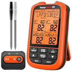 ThermoPro TP863B TempSpike XR 610 Metre Ultra Menzilli Şarjlı ve Çift Problu Kablosuz Profesyonel Barbekü Termometresi