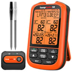 ThermoPro TP863B TempSpike XR 610 Metre Ultra Menzilli Şarjlı ve Çift Problu Kablosuz Profesyonel Barbekü Termometresi
