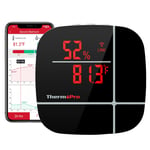 ThermoPro TP90 WiFi Akıllı İç Mekan Termometre ve Nem Ölçer, Sınırsız Menzilli Telefon Kontrollü ve Alexa Uyumlu Higrometre