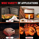 ThermoPro TP961 TempSpike Tam Kablosuz Akıllı Et Termometresi, 150m Menzilli Bluetooth ve Çift Sensörlü Barbekü Isı Ölçer