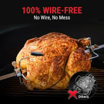 ThermoPro TP970 TempSpike Plus Tam Kablosuz Akıllı Et Termometresi, 182m Ultra Menzilli Bluetooth Barbekü ve Fırın Isı Ölçer