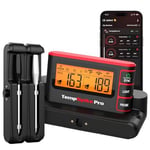 ThermoPro TP980-2 TempSpike Pro Wi-Fi ve Mobil Uygulama Destekli, Sınırsız Menzilli 2 Problu Dokunmatik Akıllı Barbekü Seti