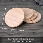 Thirstystone Marka - Çöl Kum Altlığı, Çok Renkli Tamamen Doğal Kumtaşı - Değişen Desenlere Sahip Dayanıklı Taş, Her Bardak Altlığı Orijinal 10 cm yuvarlak