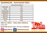 Tijda Ham Kakao Toz Glutensiz,Vegan 500 Gr