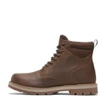 Tımberland Britton Road Mid Lace Up Waterproof Boot Erkek Günlük Bot TB0A69UHEM61 Kahverengi