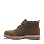 Tımberland Britton Road Mid Lace Up Waterproof Chuk Erkek Günlük Bot TB0A69TWEM61 Kahverengi
