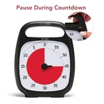 Time Timer PLUS 60 Dakika Görsel Analog Zamanlayıcı (Kömür); İsteğe Bağlı Uyarı (Ses Kontrolü Kadranı); Sessiz Çalışma (Tik Tak Yok); Zaman Yönetimi Aracı