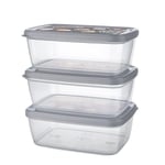 Titiz Aria Saklama Kabı 3 Parçalı Set, 1200 ml Kapasite